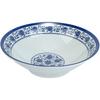 JINMEILI Blue and White Melamine Ramen Soup Bowl