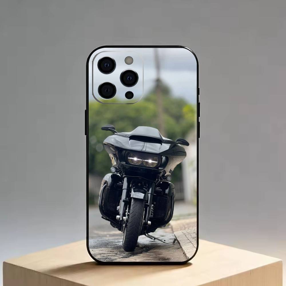 Street Glide   Phone Case For iPhone 17,16,15,14,13,12,11 Plus,Pro Max,XS,Soft Silicone Black Cover