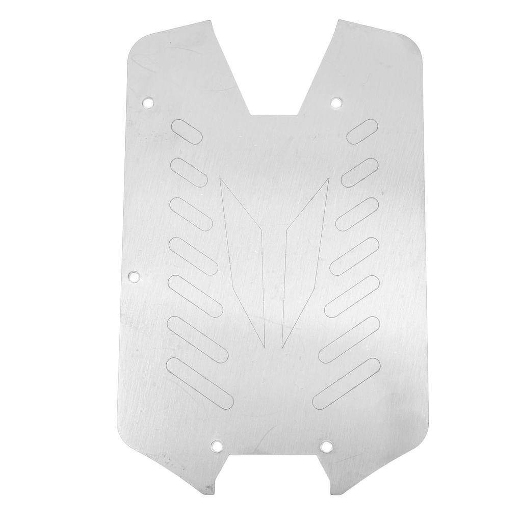 RC Skid Plate Stainless Steel RC Chassis Armor Guard for Big Rock 1/10 RC Cars Silver Outdoor
