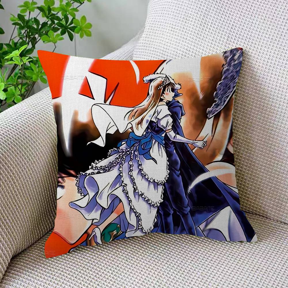 Mystery Detective CConan Pillowcase Toon Gift Cushion Cover Bedroom Home Sofa Chair Seat Decor Pillow Case