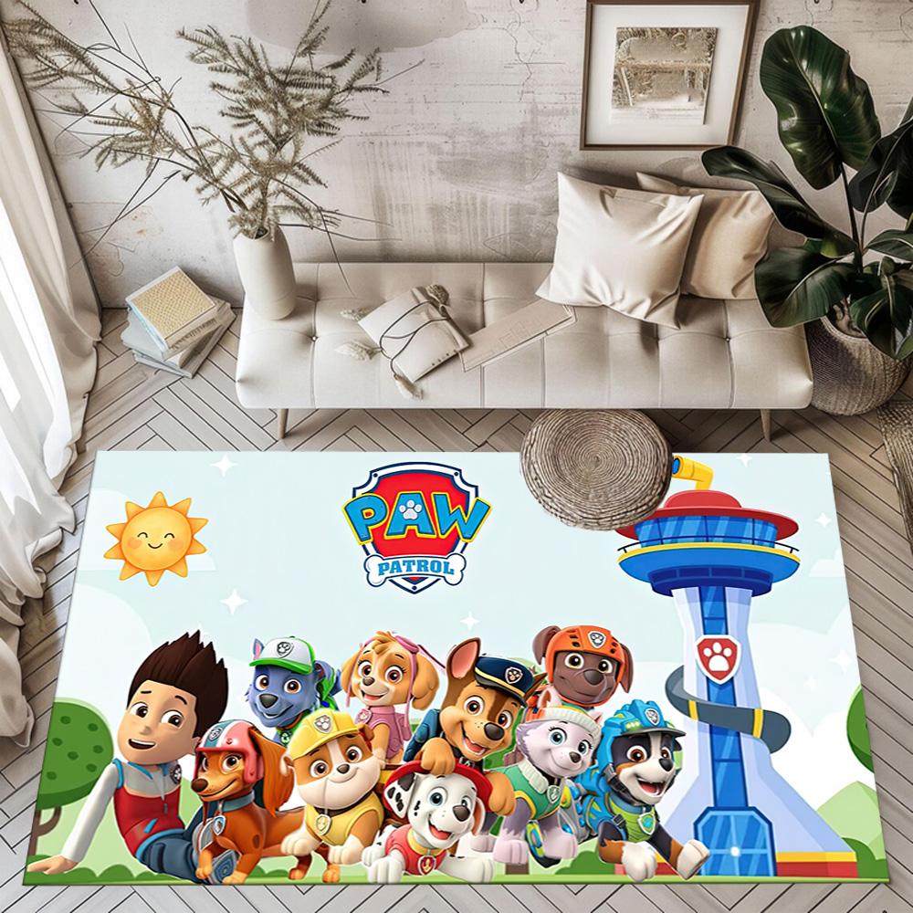 Paw Patrol Adventure Time Square rugs are a great choice for living rooms, bedrooms, home décor, and as gifts.