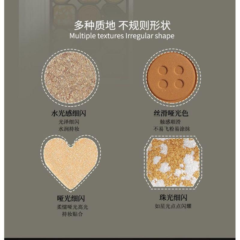 Kaxier - Zarte 15-Farben-Lidschattenpalette - 3 Typen