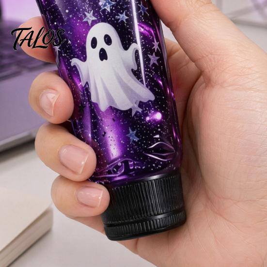 Portable Sensory Tools Halloween Toothpaste Stress Ball, Ghost Purple Starry Slow Rising Soft Tpr Decompression Fidget Toy, Squeeze for Anxiety Relief