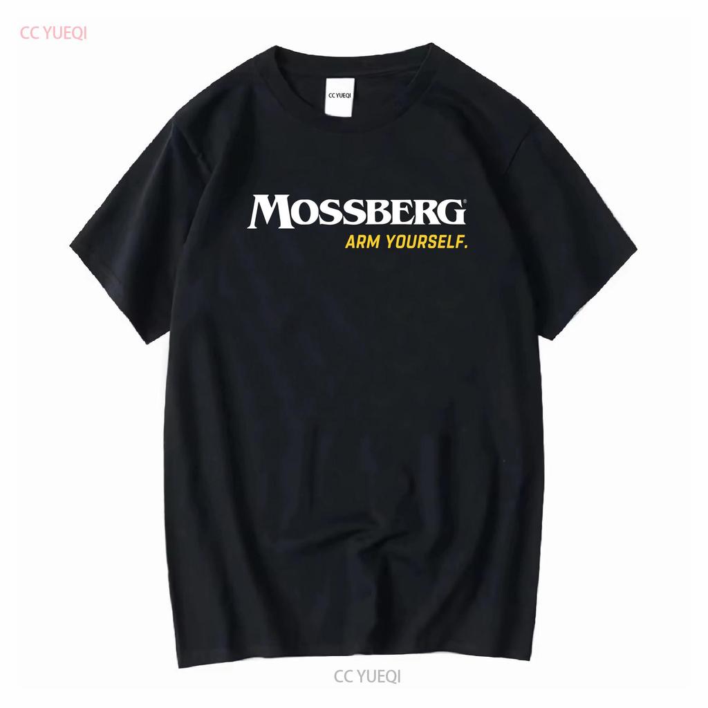 New T Shirt Mossberg Guns Firearms Logo Cotton Men's S To 5XL Long or Short Sleeves Vintage Washed Top For Everyday Wear