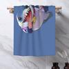 Jeff the Land Shark Soft Face Towel Quick Dry Pool Bath Cotton Towels Absorbent
