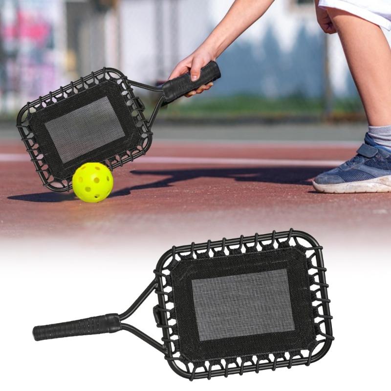 Multiple Surfaces Pickleballs Practice Net Features Antislip Grip and Scientific Weight Distribution For Coaches