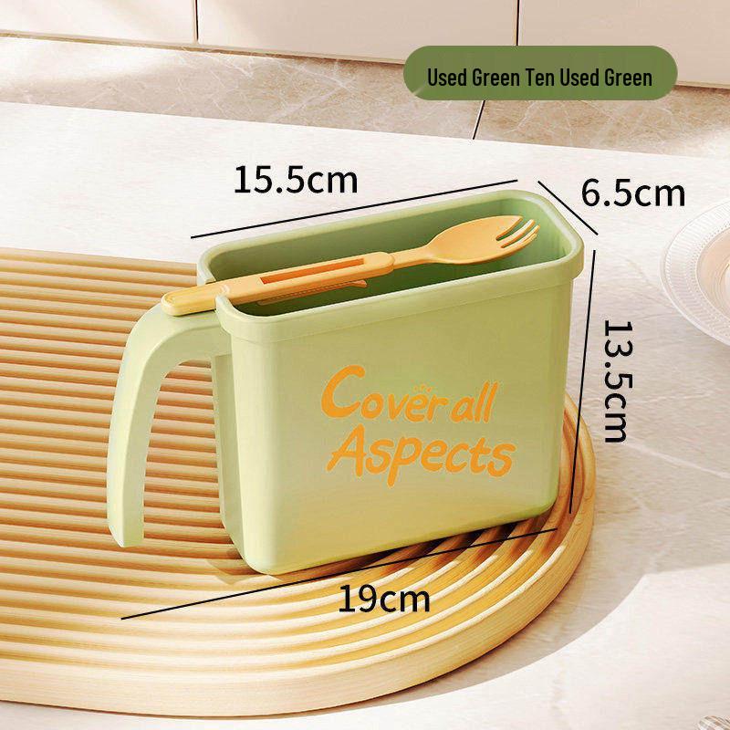 Portable Instant Noodle Bowl - No-Wash, Easy Storage, Multifunction Cooker for Students & Dorms