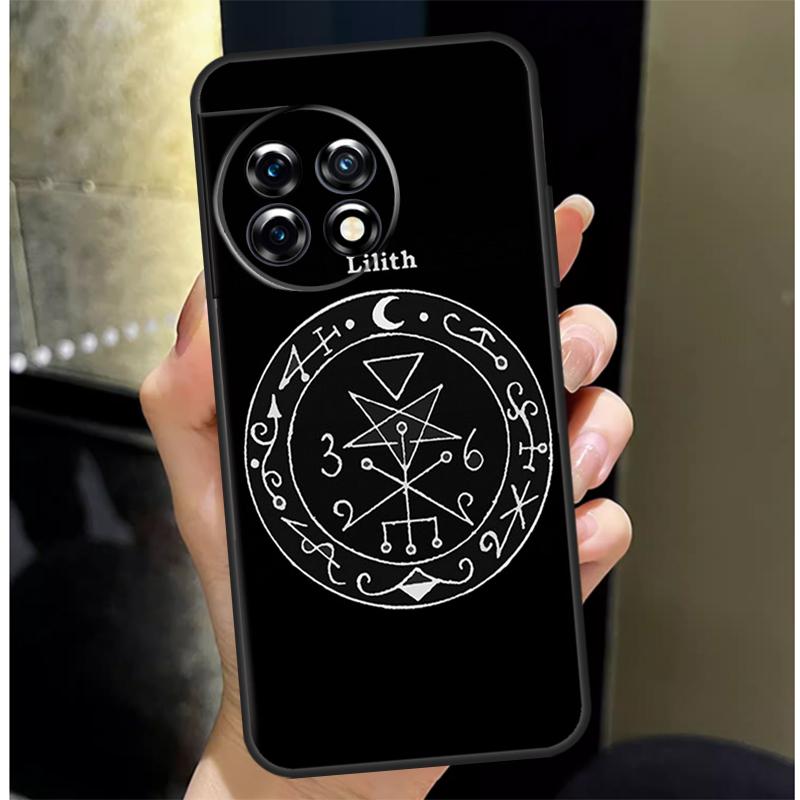 Witchcraft Occult Pentagram Cover For OnePlus Nord CE 4 2 3 Lite N10 N20 N30 OnePlus 13 12 11 10 Pro 10T 8T 12R 13R Case