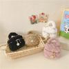 Stylish Mini Plush Handbag For Kids With Trendy Quilted Design Available In Multiple Colors