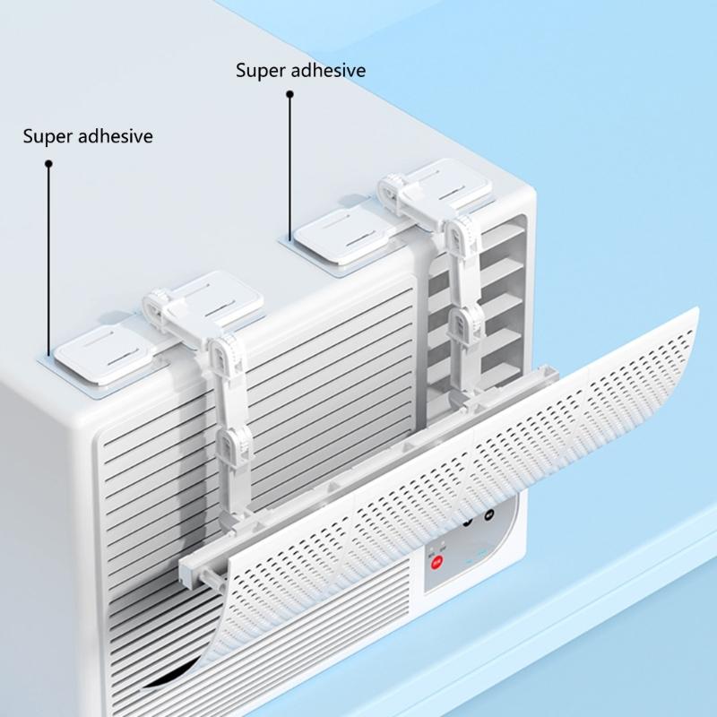 Verstellbare Klimaanlagen-Baffles Einfache Montage Windabweiser für Fenster-Klimaanlagen für Babyzimmer