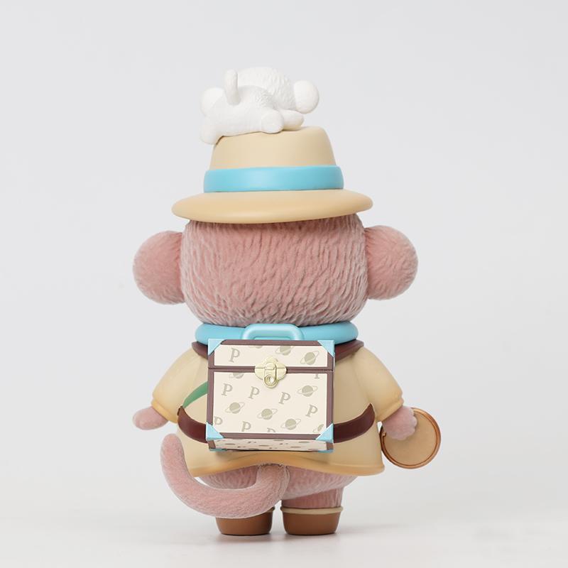 New POP MART PUCKY, Planet Explorer, Little Monkey Archaeologist, Large Size Trendy Figures 15.4cm 210800049