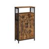 VASAGLE Storage Cabinet, Multipurpose Sideboard with Drawer and Adjustable Shelf, Bathroom Cabinet, Steel Frame, for Living Room Kitchen