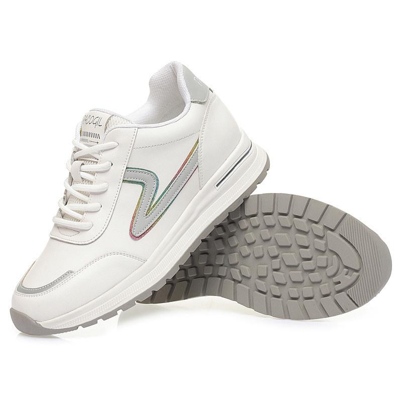 

Весенние кроссовки с круглым носком и глубоким вырезом, женские, легкие, универсальные, дышащие, повседневные, белые туфли, кроссовки для тенниса Forrest 41