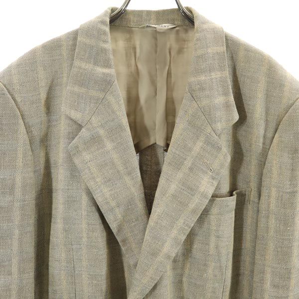GIVENCHY linen tailored jacket L Brown Men's Used