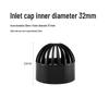 UPVC Fish Tank Plumbing Fittings: Hard Water Pipe Connector & Elbow Tee (Black)