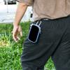MP3/MP4 Storage Bag Travel Carrying Case Music Player Pouch with Carabiner Anti-Drops and Dustproof Protective Cover