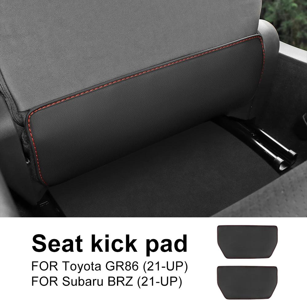 Seat Kick Pad for Subaru BRZ Toyota GR86 2021-2024 Interior Anti-Kick Mat Leather Protector One Size