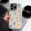Fall prevention Personalized phone case iphone16pro For iPhone 16 15 Pro Max 16promax 14 13 12 11pro Artistic Flower Pattern