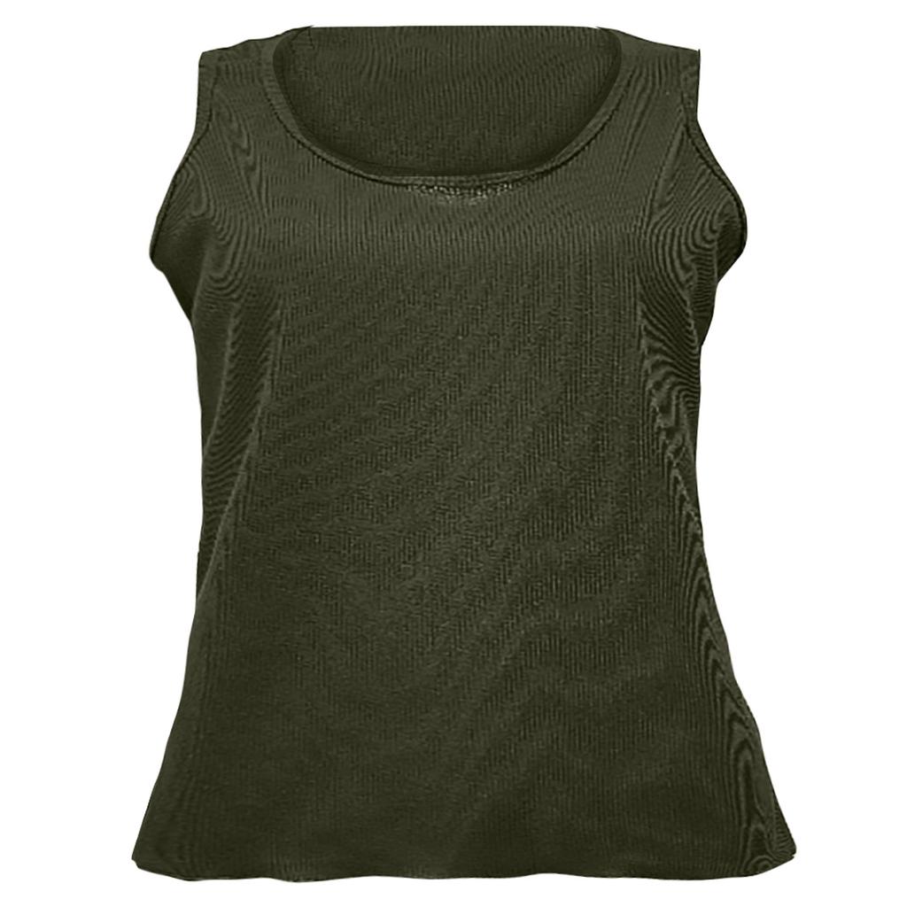 Womens Tank Tops Sleeveless U-Neck Base Shirt Summer Casual Workout Tees