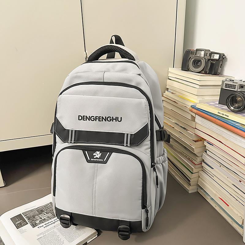 New Mori Large-capacity Student Schoolbag, Male and Female Couples Schoolbag, Junior High School Student Travel Backpack