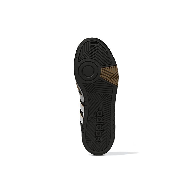 Adidas Neo Hoops 3.0 Comfortable Durable Low-Top Skate Shoes Unisex Sneakers Black Brown GZ9474