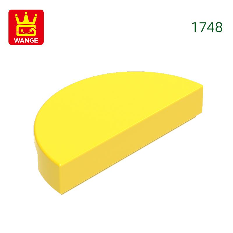 Non-Toxic 543Pcs/Lot 1748 1X2 Semi Circular Light Panel Building Blocks Moc Accessories Compatible With Brick Children Toys Gift