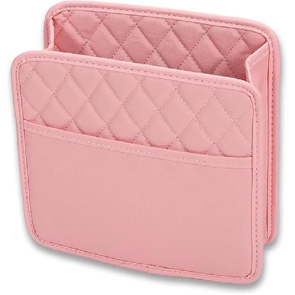 Car Seat Back Organizer, PU Leather Vehicle Backseat Hanging Storage Pocket, Multipurpose Auto Travel Essentials Accessories For Kids & Adults,