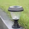 Waterproof Solar Pathway Lights Four Llighting Modes Solar Column Head Lamp  Courtyard Lawn Garden