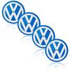 4pcs 56MM Car Wheel Center Hub Cap Logo Stickers Rim Cover Emblem Decal For Volkswagen Golf-7 4 5 6 CC T-ROC Sharan Passat B5 6 7 Polos Tiguan