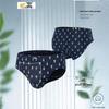Genuine Jian·Jiang Men's Triangle Briefs - 2 Pack, Pure Cotton, Mid-Waist, Breathable & Comfortable, Bestseller
