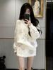 Sweet Style Snowflake Sweater & Skirt Set for Women - 2026 Autumn/Winter Collection