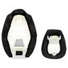 Motorcycle Two-Up Seat Leather Front Driver Rear Passenger For Harley Touring CVO Street Glide Road King Special Classic 09-23