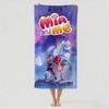 Cartoon M-Mia And M-Me Towel Drying Bath Towel Applicable To Light Swimming Camping Yoga Beach Out