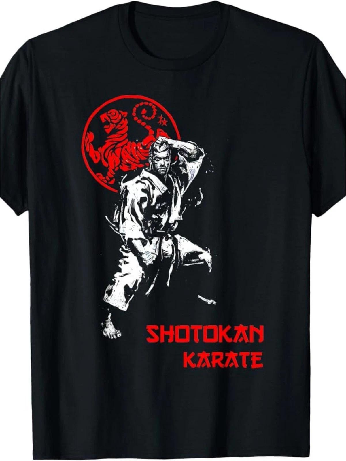 Shotokan Karate Graphic T-Shirt Martial Arts Fighter Training Tee M