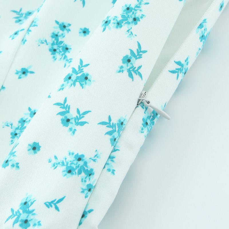 Kaslead New Arrival Women's Clothing Fashion Style Fashion Minimalist Flowers Print Dress 4661382