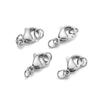 Stainless Steel Lobster Claw Clasps for Jewelry Making Portable Lobster Clasps Rings Necklace Bracelet Connectors