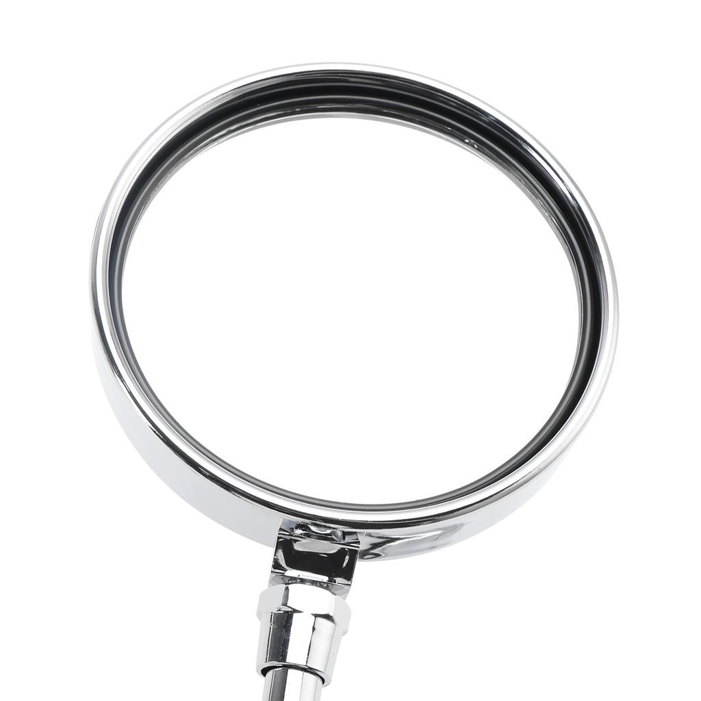 Pair Chrome Motorcycle Mirrors - Long & Short Stem 10mm For Kawasaki Z1 Z2 Style