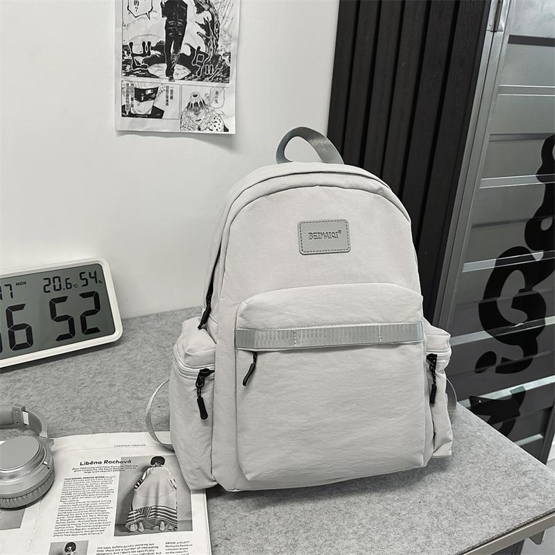 Nylon Backpack Women's Lightweight Water-repellent Student Schoolbag Outdoor Travel Backpack