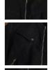 2025 Unisex Herbst/Winter Amerikanische Retro Harrington Jacke - Ausgewaschener Trendiger Lockere Passform für Lässige Frühjahrs-/Herbstkleidung