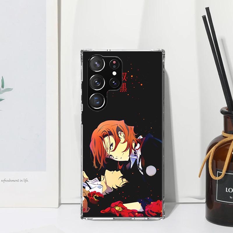 Bungo Stray Dogs Double Black Phone Case For Samsung Galaxy S26 S25 Edge S24 FE S23 S22 Ultra S21 Plus S20 + Art Fundas Back Cov