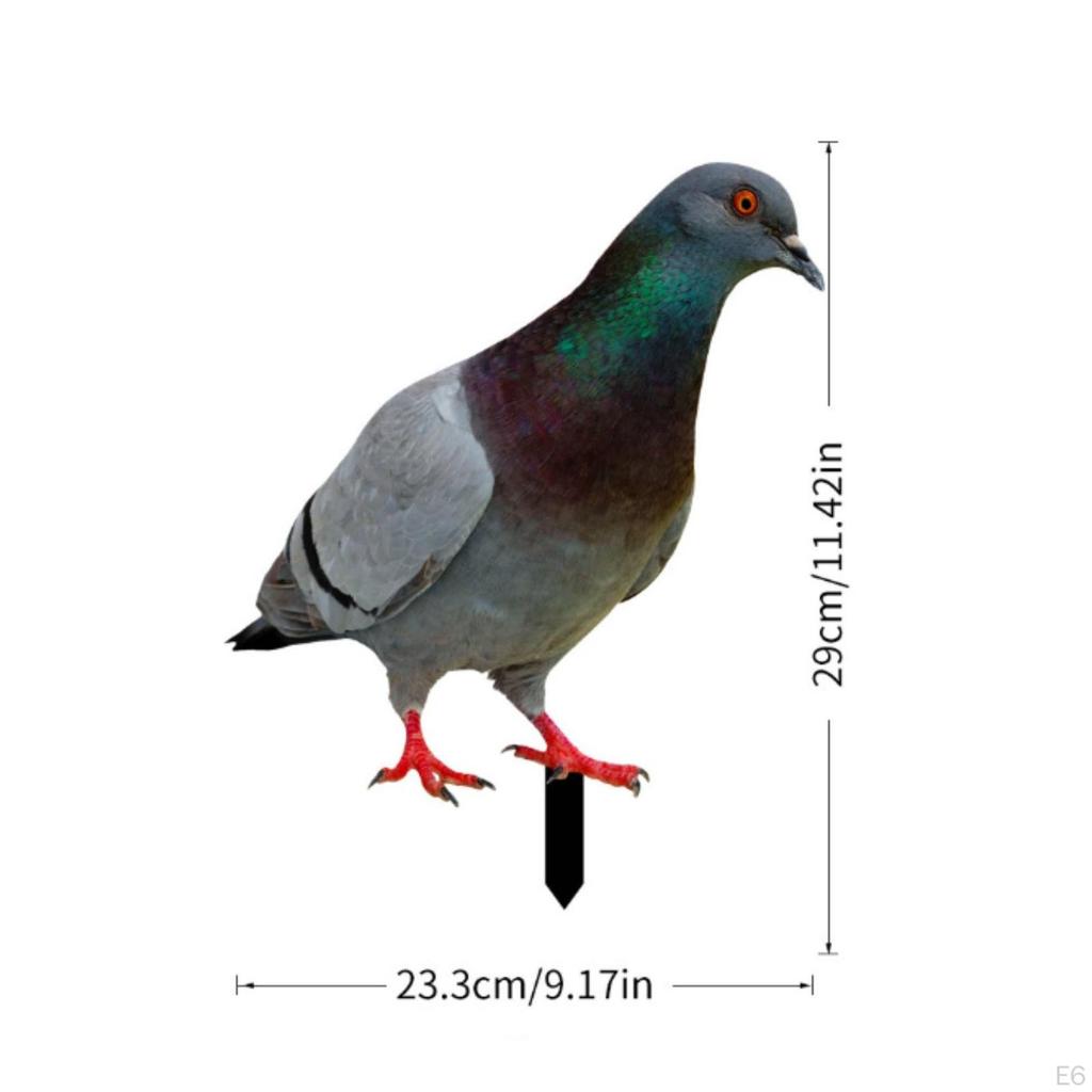 Outdoor Garden Metal Decoration Ornamental Hen Stake Iron Art for Patio Pathway