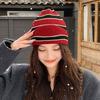 Warm Knitting Cap Hat Wool Acrylic Cold Cap Fashion Beanie Bonnet  Outdoor
