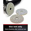 3 Step Diamond Polishing Pads 4-inch Wet for Granite Marble Quartz Concrete