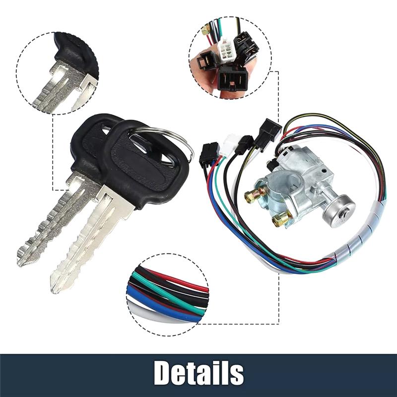 A28G-New Ignition Switch Lock Barrel Cylinder With Key For Mazda Pickup B2000 B2200 B2600 UB80-76-290 UB8076290 Parts