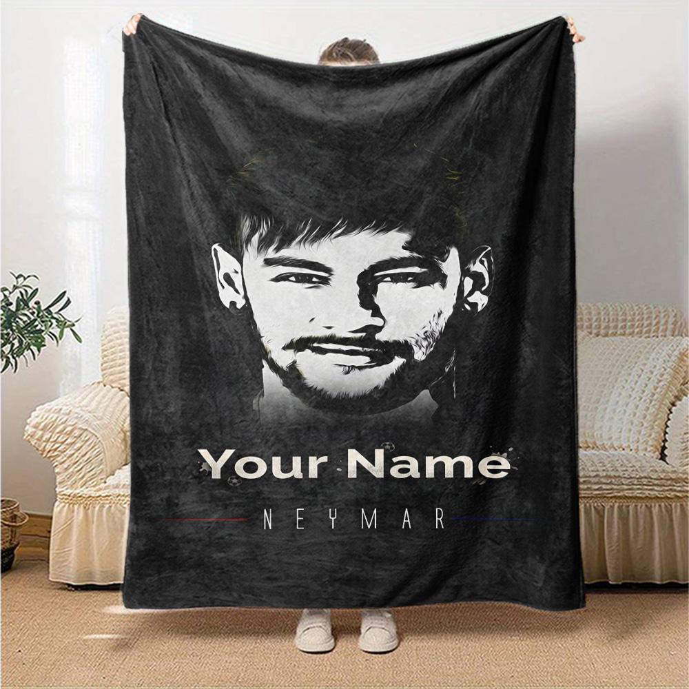 Neymar S Golden Moment Blanket Ultrasoft Suitable For Bedding Seaside Livingroom For All Occasions Modern Style Perfect Gift For Relatives And Friends