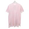 Polo by Ralph Lauren Border Pattern Short Sleeve Polo Shirt M Pink Fawn Men's Used