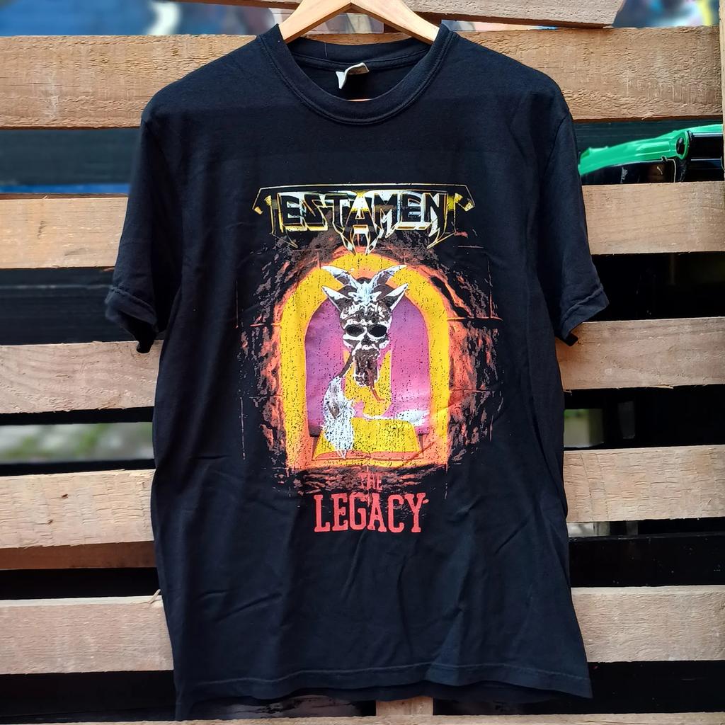 Hot Limited 2026 Testament Band Printed Music Cotton T-shirt Summer Casual Top Short Sleeve Classic Male Tee Unisex