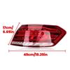 Right LED Outer Rear Tail Light Brake Lamp 2129060203 2129060857 2129060803 For Mercedes E-Class W212 2013 2014 2015