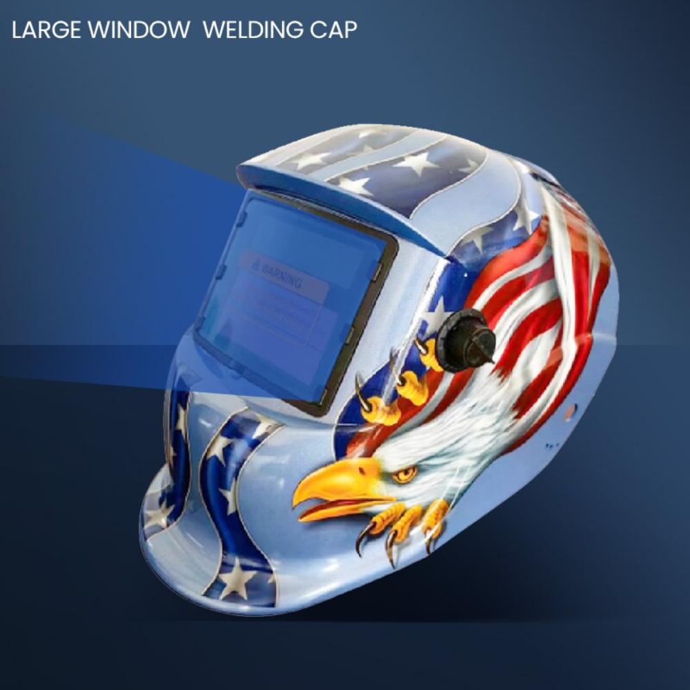 Welding Helmet Flame Resistant Function Protection Welding Mask with Glass Lens Automatic Darkening Welding Protection Mask