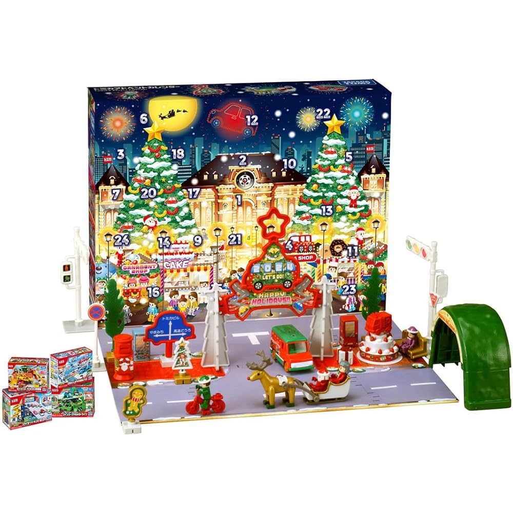 

Takara Tomy Tomica Advent Calendar 2024 Mini Cars Toy for Ages 3 and Up